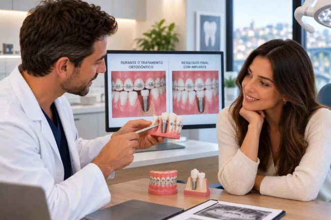 Implantes Durante um Tratamento Ortodôntico Implantes Durante um Tratamento Ortodôntico